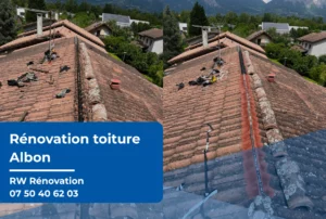 Prestation de rénovation toiture Albon - Rw Rénovation