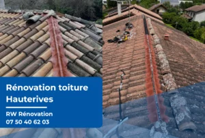 Prestation de rénovation toiture Hauterives - Rw Rénovation