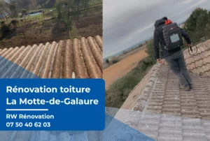 Prestation de rénovation toiture La Motte-de-Galaure - Rw Rénovation