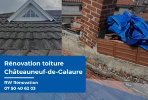 Rénovation toiture à Châteauneuf-de-Galaure : diagnostic gratuit, réparation de tuiles, démoussage, gouttières et traitement hydrofuge. Intervention rapide et devis clair avec RW Habitat.